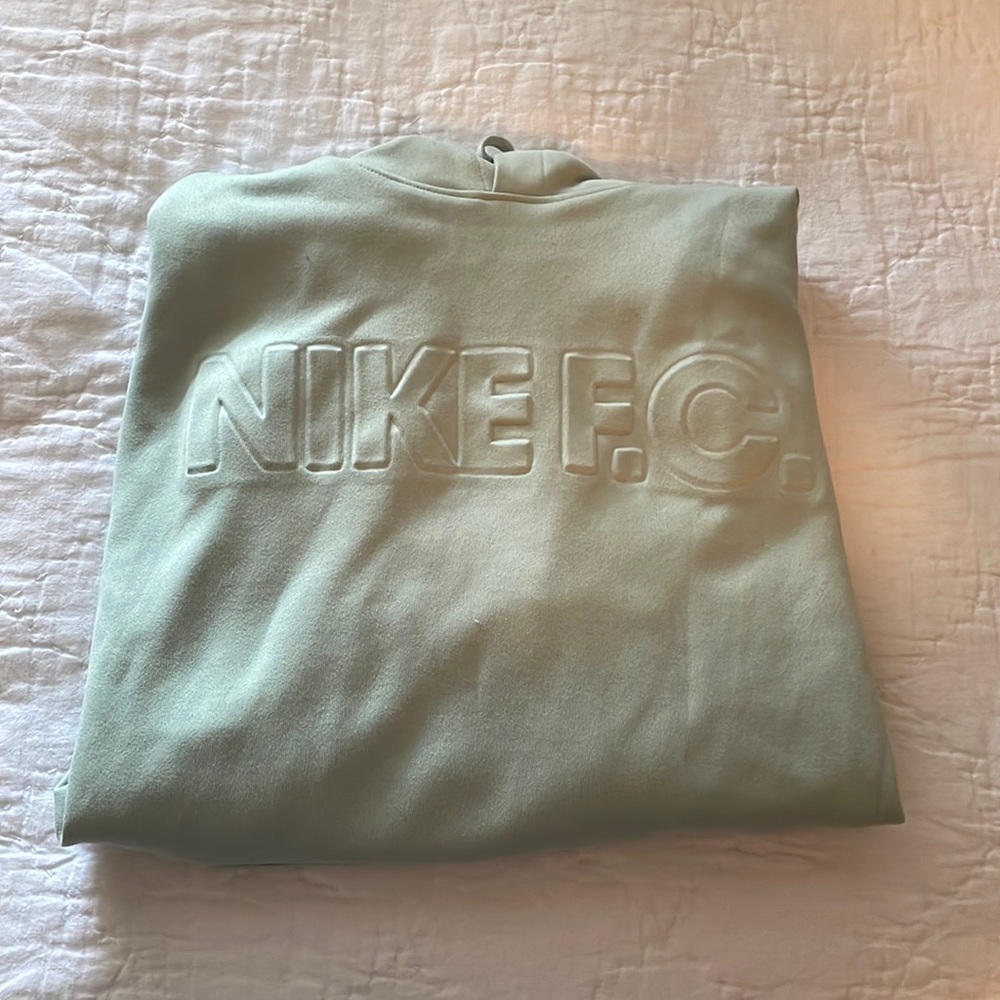 NIKE FC mint sweatshirt size large